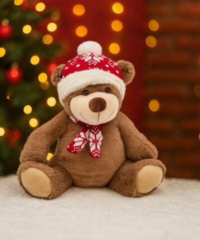 Рождественские плюшевые игрушки